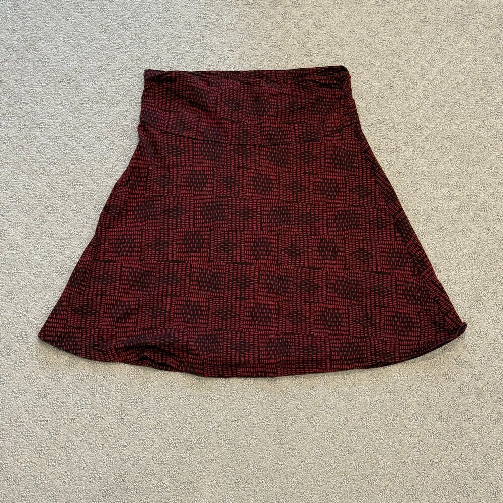 Toad & Co Women's Chaka Skirt - Small Red Dot